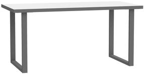Rakstāmgalds Forte Keflavik KFLB422-120-940, 160 cm x 75 cm, 74.1 cm, balta krās./pelēka krās.