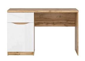 Rašomasis stalas su spintele Nuis, 120 cm x 60 cm, 75.5 cm, ąžuolo sp./balta sp.