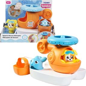 Vannas rotaļlietu komplekts Tomy Toomies Splash & Rescue Helicopter E73305C, daudzkrāsaina