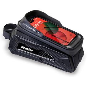 Сумка на велосипедную раму Beaster BS30BG, этиленвинилацетат (eva)/pu, черный цв.