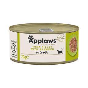 Šlapias kačių maistas Applaws, tunas/jūros dumbliai, 0.07 kg