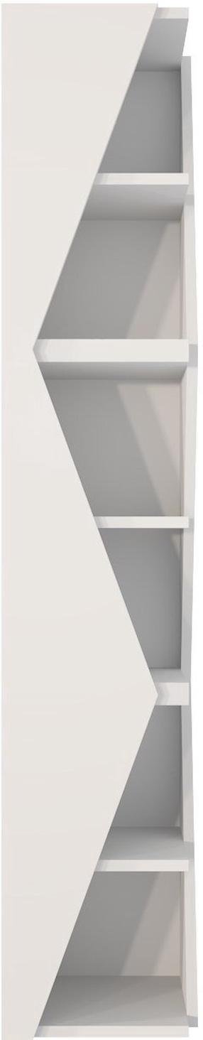 Pastatoma lentyna Kalune Design Arrow 875ZNA4621, balta sp., 165 cm x 31.8 cm x 31.8 cm