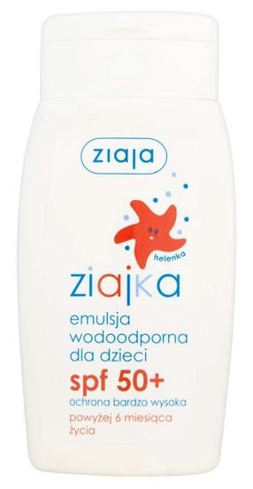 Priemonė įdegio priežiūrai veidui Ziaja Ziajka Baby SPF50+, 125 ml