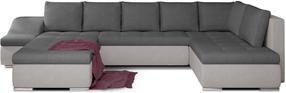 Kampinė sofa Giovanni Soro 93, Soro 83, tamsiai pilka sp., kairinė, 200 x 340 cm x 88 cm