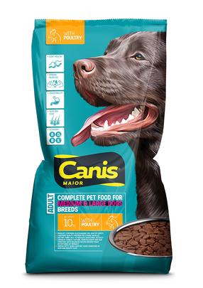 Sausā suņu barība Canis, vistas gaļa, 10 kg