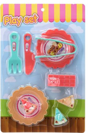 Rotaļlietu ēdienu komplekts, pārtikas griešanas komplekts Play set S34700110, daudzkrāsaina