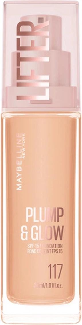 Skystas makiažo pagrindas Maybelline Plump & Glow, 117, 30 ml