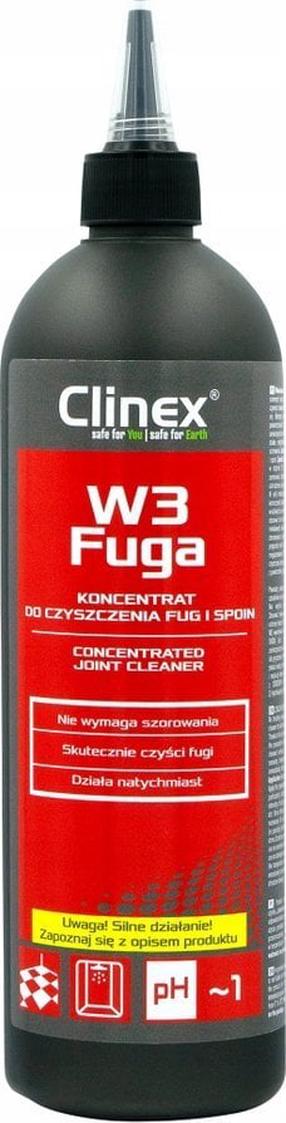 Valymo priemonė, plytelių siūlėms Clinex W3 Fuga, 0.5 l