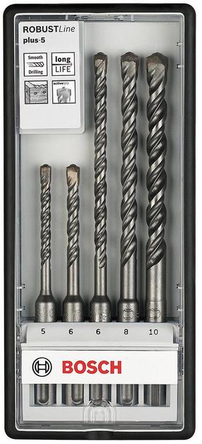 Grąžtas Bosch Robust Line, betonui, 6 mm x 10 cm