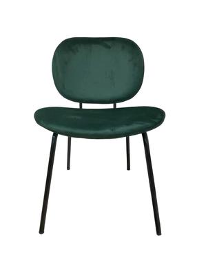 Ēdamistabas krēsls Domoletti DN-723-1, tumši zaļa krās./zaļa krās., 53.5 cm x 54 cm x 78 cm