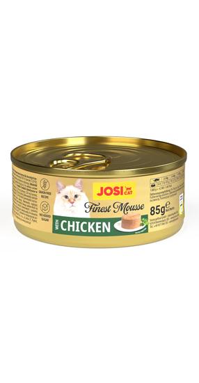 Mitrā kaķu barība JosiCat Finest Mousse, vistas gaļa, 0.085 kg