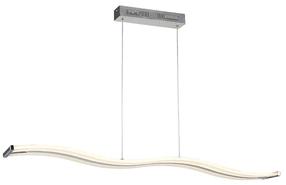 Šviestuvas kabinamas AZzardo Bertone AZ1290, LED, 3000 °K, 1 x 37 W, balta sp. / chromo sp.
