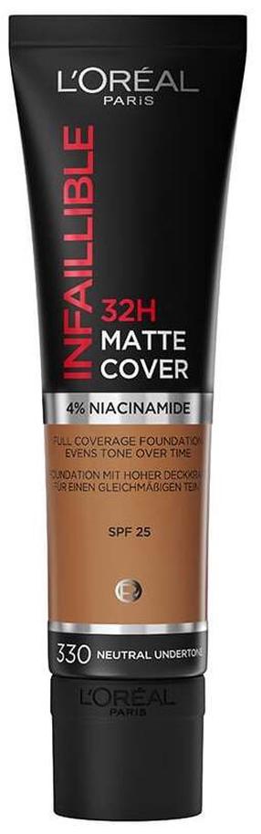 Жидкая основа для макияжа L’Oréal Paris Infaillible 32H, 330 neutral undertone, 30 мл