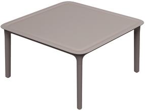 Lauko stalas Ferne Rimo, taupe sp., 77.5 cm x 77.5 cm x 40.5 cm