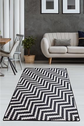 Kilimas Conceptum Hypnose Zickzack Djt, balta sp./juoda sp., 180 cm x 120 cm