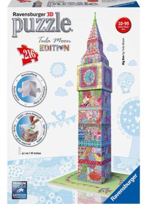 3D dėlionė Ravensburger Tula Moon Big Ben 12569, 216 vnt.