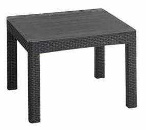 Lauko stalas Keter Orlando, juoda sp., 59 cm x 59 cm x 43 cm