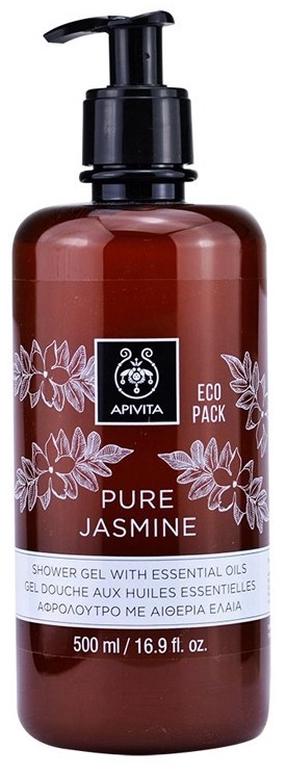 Kūno prausimosi želė Apivita Pure Jasmine, 500 ml
