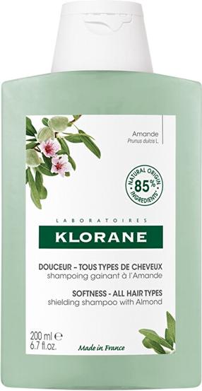 Šampūnas Klorane Almond Softness, 200 ml