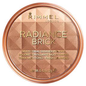 Пудра-бронзатор Rimmel London Radiance Brick, светло-коричневый цв., light, 12 г
