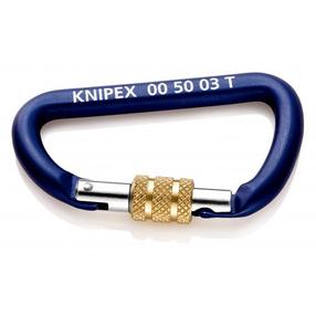 Karabinai Knipex 00 50 03 T, plienas, 8.2 cm, Ø 4.8 cm, 2 vnt.
