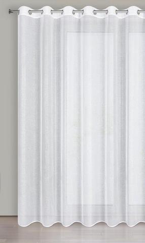 Prekė su pažeista pakuote. Dieninė užuolaida FKGL-01, balta sp., 350 cm x 250 cm