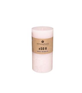 Свеча, цилиндрическая Atmosphera Olia 103114G, 50 час, розовый цв.