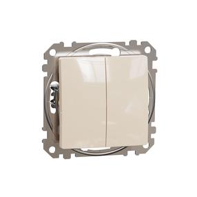 Pārslēgi Schneider Electric Sedna Design SDD112108, 2 kl, bēša krās.