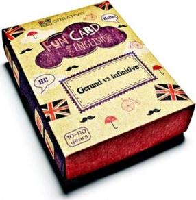 Kāršu spēle Creativo Fun Card English Gerund vs Infinitive 381032, EN