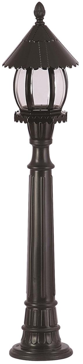 Pastatomas lauko šviestuvas Opviq BSU-68184-BSY-M2-B, 60W, E27, IP65, juoda sp., 20 cm x 100 cm