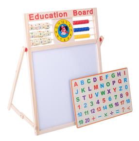 Edukacinis žaislas RoGer Magnetic Board Education Board, 2.5 cm, įvairių spalvų/medžio, 5 vnt.