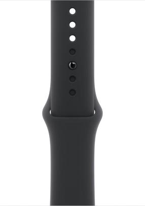 Pulksteņa siksniņa Apple, Sport Band, melna krās.