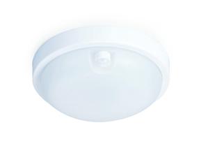Valgusti plafoon Okko Base-Pir BL200CP05-PIR, LED, 4000 °K, 1 x 18 W, valge v. / valge v.