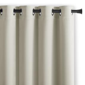 Pimendavad kardinad Restilo Blackout, kreemjasvalge, 140 cm x 270 cm