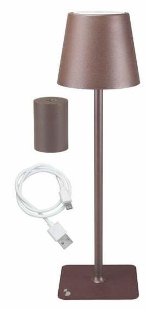 Galda stāvlampas Beper Cristal 2in1, LED, 1.5W, brūna krās./brūna krās.