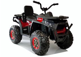 Bērnu elektriskais kvadracikls Lean Cars Lacquered XMX607, sarkana krās.