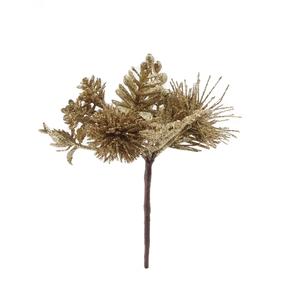 Mākslīgais zars Christmas Touch, zelta krās., 18 cm