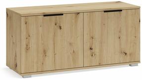 Prieškambario spinta Clif ST-100, ruda sp., 100 cm x 38 cm x 48 cm