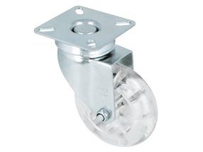 Baldų ratukas D50 23337, 6.9 cm x 1.8 cm, Ø 5 cm, skaidri