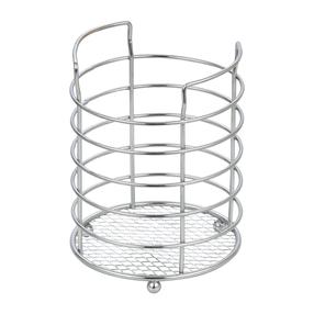 Stalo įrankių dėklas Okko W44428-1, 11 cm x 11 cm x 14 cm, metalas, sidabro sp.