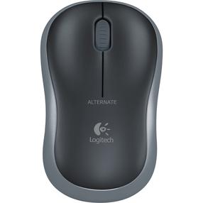 Belaidė kompiuterinė pelė Logitech M185, juoda sp./pilka sp.