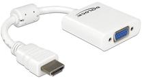 Adapteris Delock HDMI to VGA HDMI male, VGA female, balta sp.