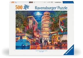 Dėlionė Ravensburger Evening In Pisa, 36 cm x 49 cm, 500 vnt., įvairių spalvų