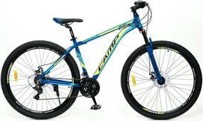 Dviratis kalnų Camp XC 4.2, 29 ", 20" rėmas, mėlyna sp./geltona sp./žalia sp.