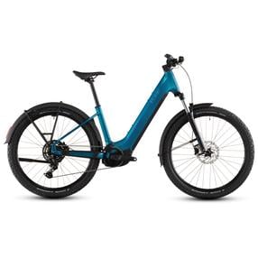 Elektrinis dviratis Cube Reaction Hybrid Performance 600 FE Easy Entry, L, 27.5", 600 W, 16.7 Ah, mėlyna sp./žydra sp.