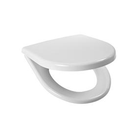 Unitazo sėdynė su dangčiu Jika Lyra Plus, balta sp., 42.5 cm x 35.5 cm