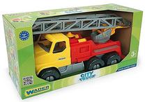 Žaislinė gaisrinė mašina Wader City Truck Ladder Truck, raudona sp./geltona sp./pilka sp.