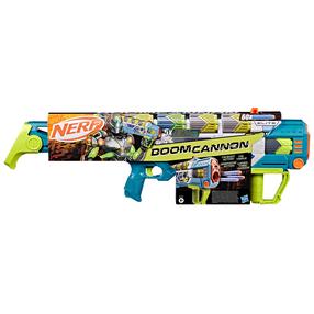 Игрушечный пистолет с пулями Hasbro Nerf Doom Cannon Синий цв./Зеленый цв.
