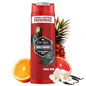 Kūno prausimosi želė vyrams Old Spice Wolfthorn, 400 ml