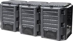 Komposta kaste IKSM1200C, 71.9 cm x 98 cm x 82.6 cm, 1200 l